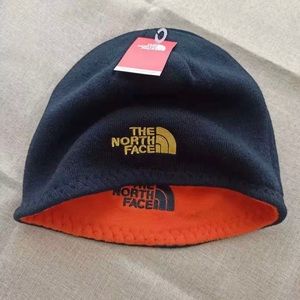 The North Face Reversible Beanie - Black/Orange
